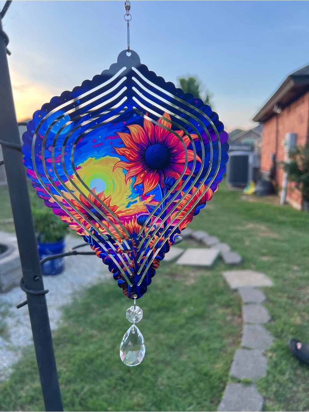 Sunflower Wind Spinner - Sublimation #S0103C